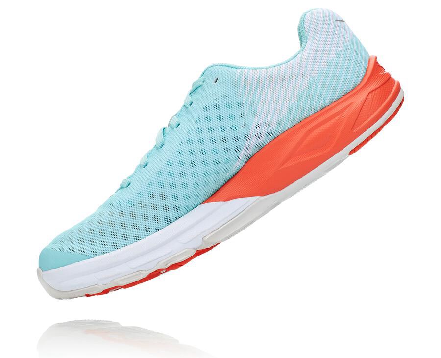 Chaussure Running Hoka One One Evo Carbon Rocket Femme - Bleu - EON-408712